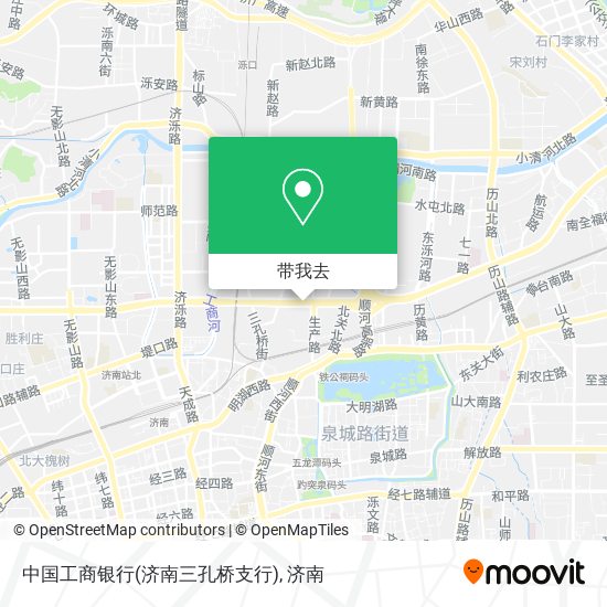 中国工商银行(济南三孔桥支行)地图