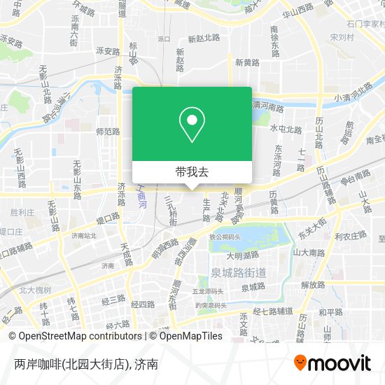 两岸咖啡(北园大街店)地图