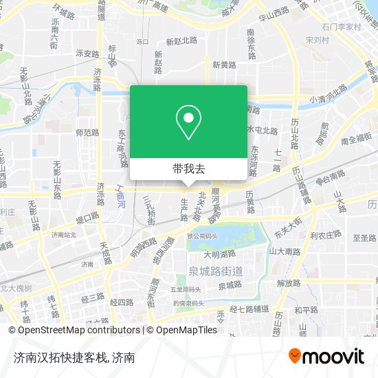 济南汉拓快捷客栈地图