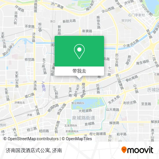 济南国茂酒店式公寓地图