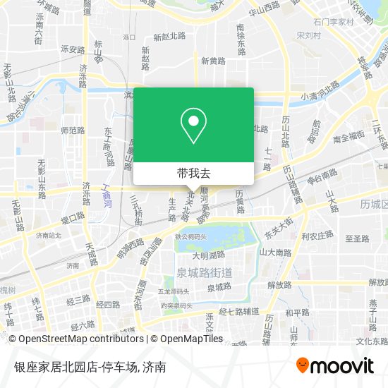 银座家居北园店-停车场地图