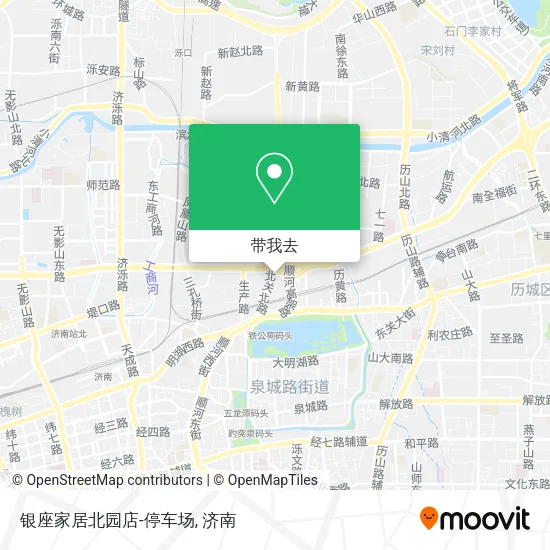 银座家居北园店-停车场地图