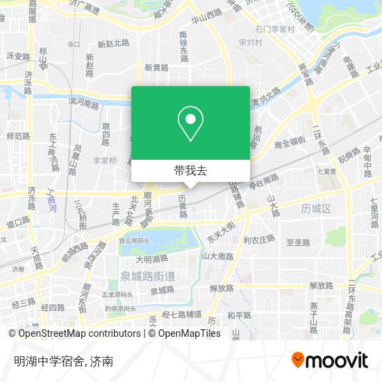 明湖中学宿舍地图