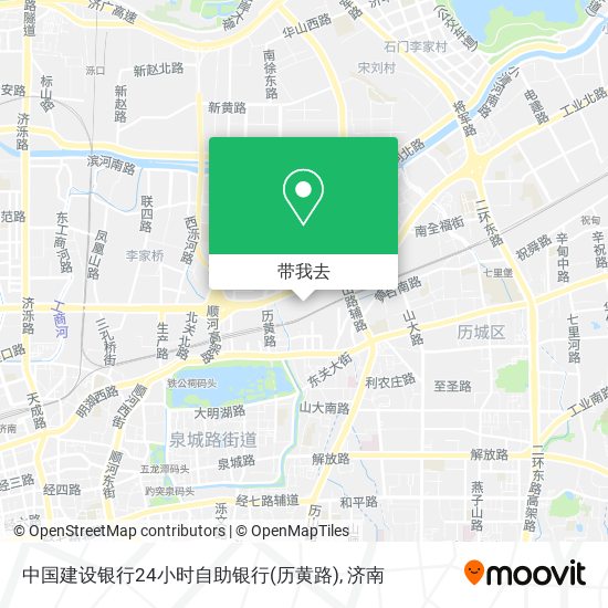 中国建设银行24小时自助银行(历黄路)地图
