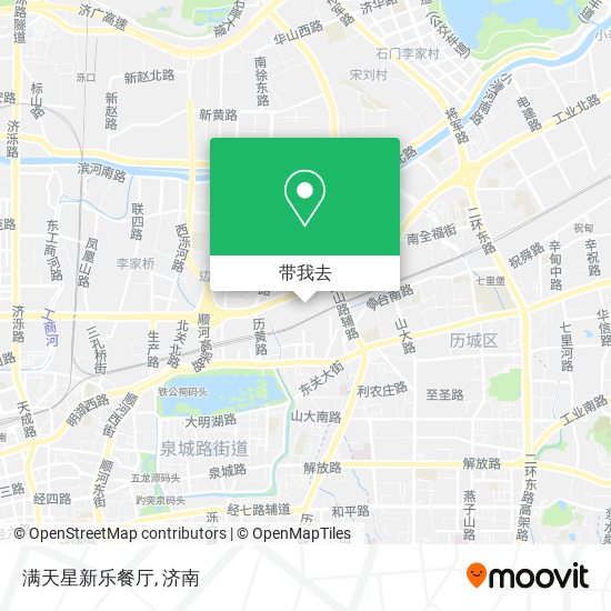 满天星新乐餐厅地图