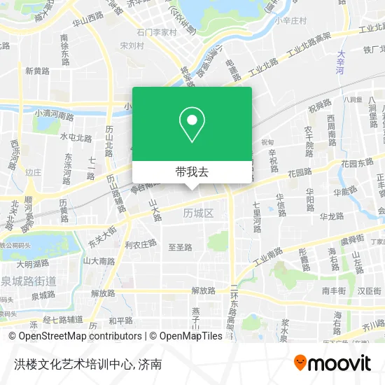洪楼文化艺术培训中心地图
