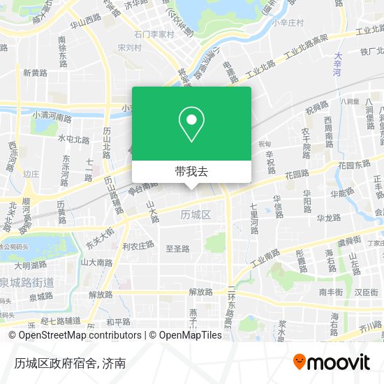 历城区政府宿舍地图