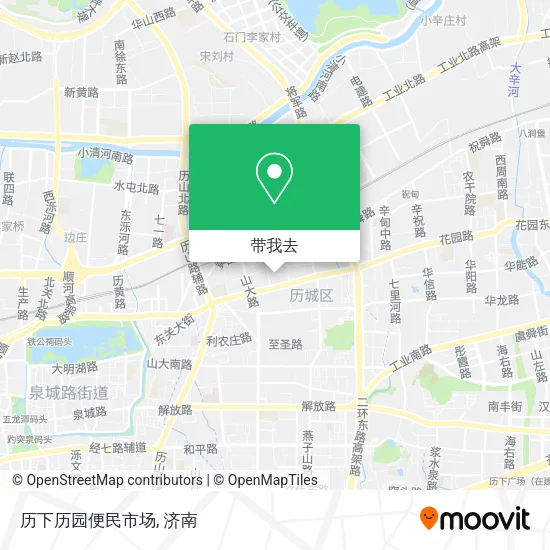 历下历园便民市场地图
