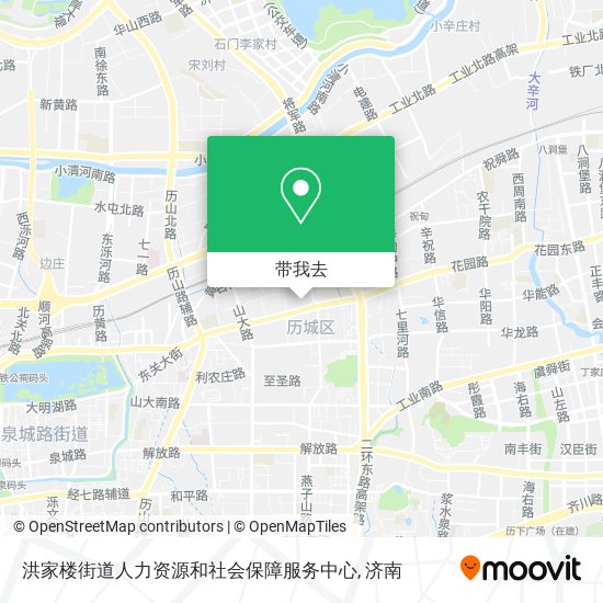 洪家楼街道人力资源和社会保障服务中心地图