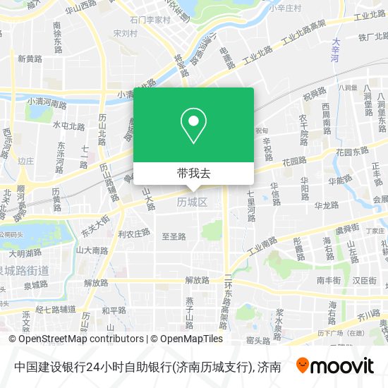 中国建设银行24小时自助银行(济南历城支行)地图
