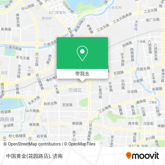 中国黄金(花园路店)地图