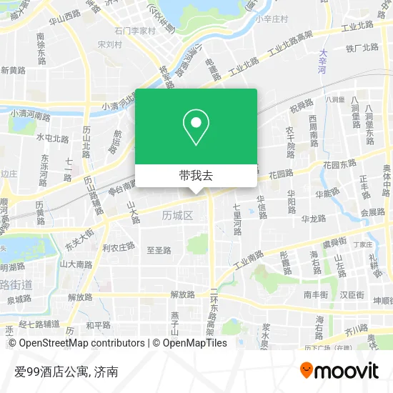 爱99酒店公寓地图