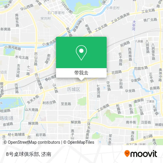8号桌球俱乐部地图