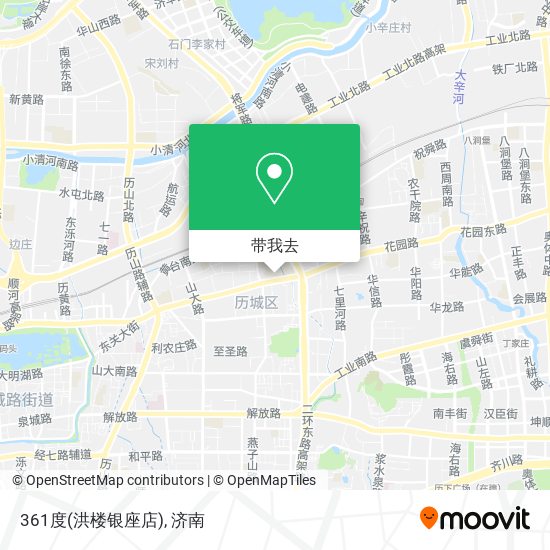 361度(洪楼银座店)地图