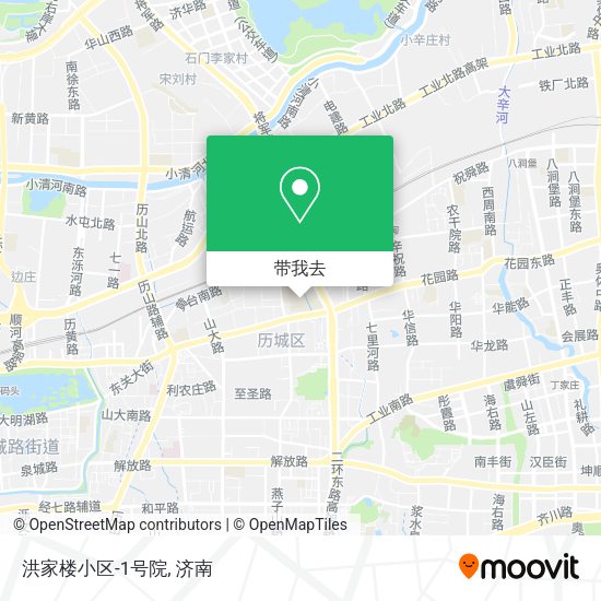 洪家楼小区-1号院地图