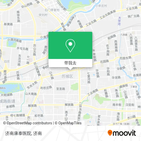 济南康泰医院地图