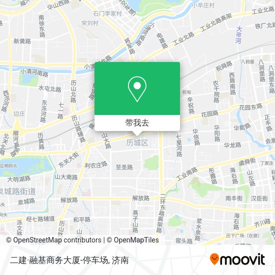 二建·融基商务大厦-停车场地图
