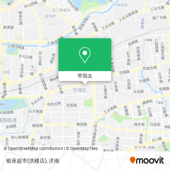 银座超市(洪楼店)地图