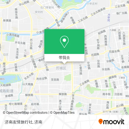 济南友情旅行社地图