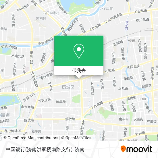 中国银行(济南洪家楼南路支行)地图