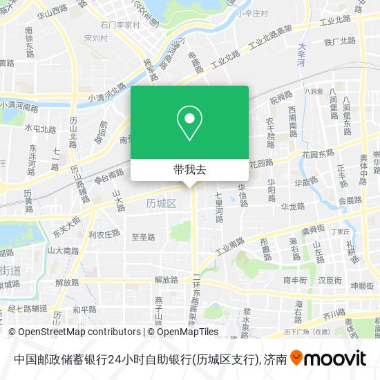 中国邮政储蓄银行24小时自助银行(历城区支行)地图