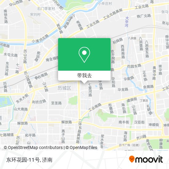 东环花园-11号地图