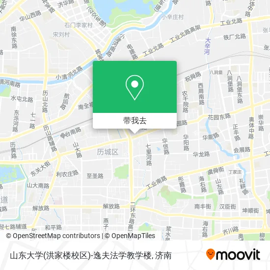 山东大学(洪家楼校区)-逸夫法学教学楼地图