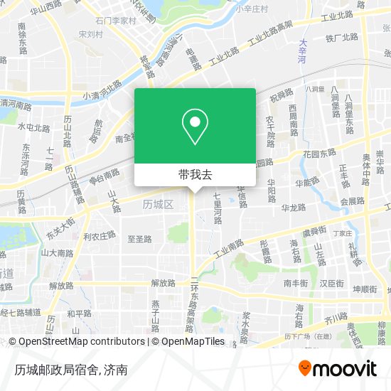 历城邮政局宿舍地图
