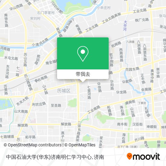 中国石油大学(华东)济南明仁学习中心地图