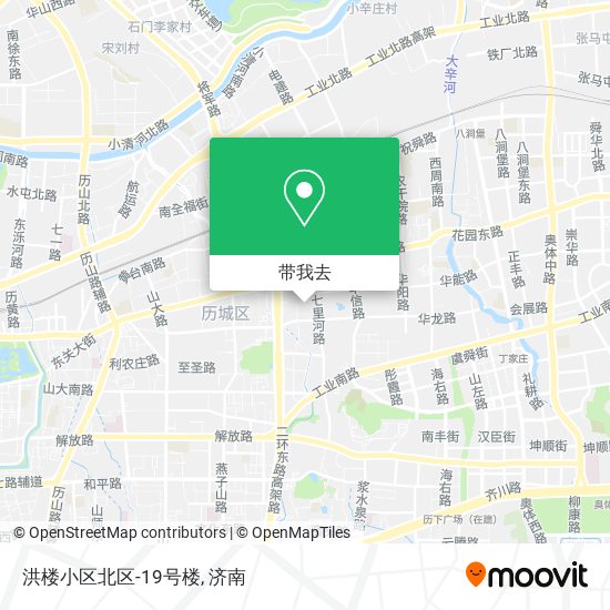 洪楼小区北区-19号楼地图
