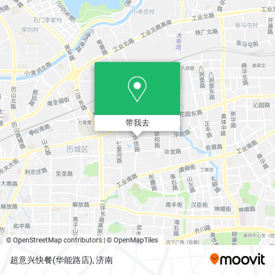 超意兴快餐(华能路店)地图