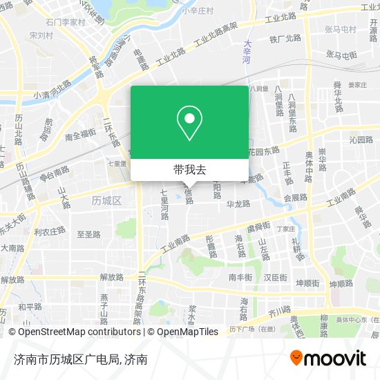 济南市历城区广电局地图