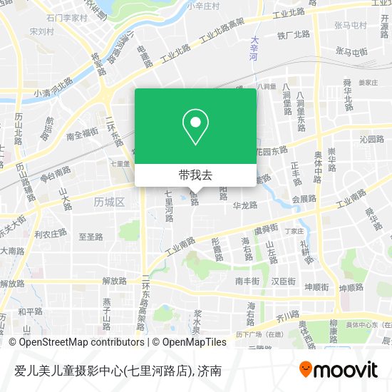 爱儿美儿童摄影中心(七里河路店)地图