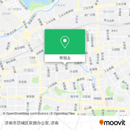 济南市历城区双拥办公室地图