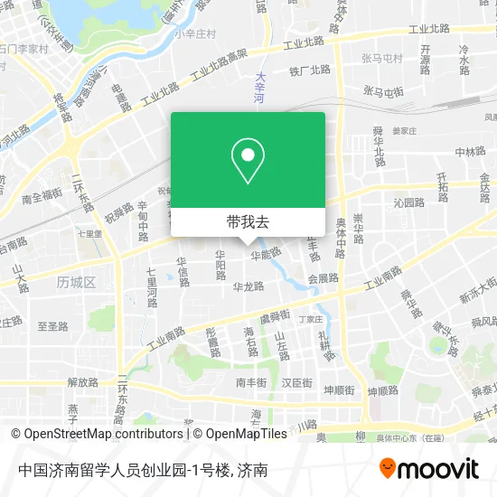 中国济南留学人员创业园-1号楼地图