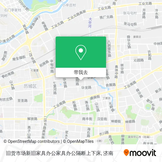 旧货市场新旧家具办公家具办公隔断上下床地图