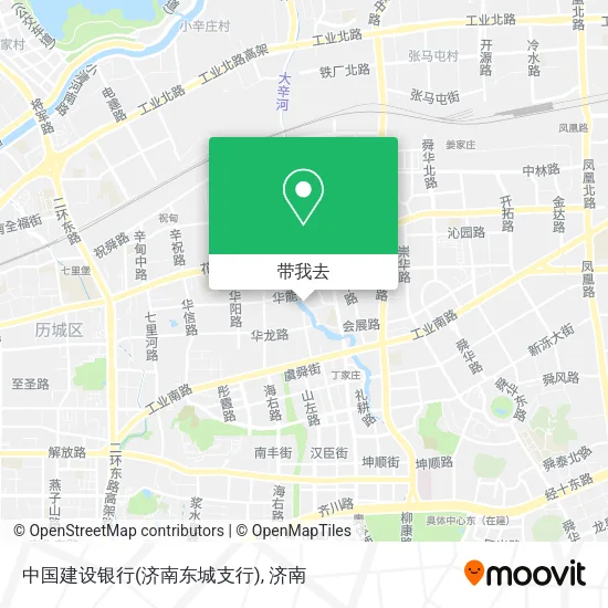中国建设银行(济南东城支行)地图