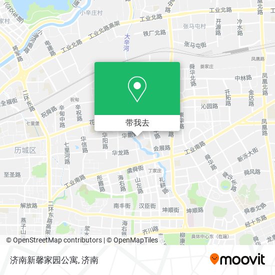 济南新馨家园公寓地图