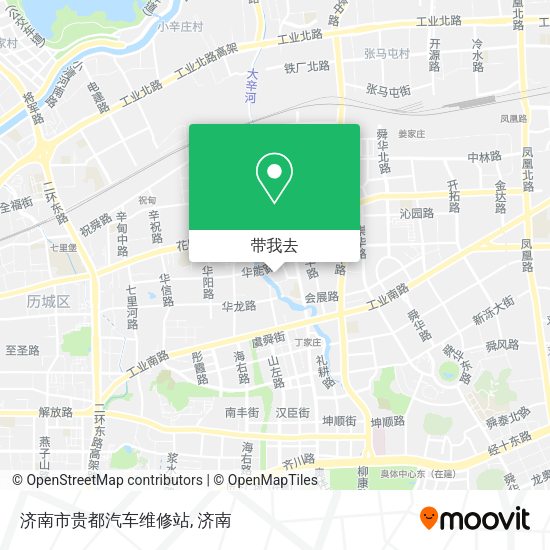 济南市贵都汽车维修站地图