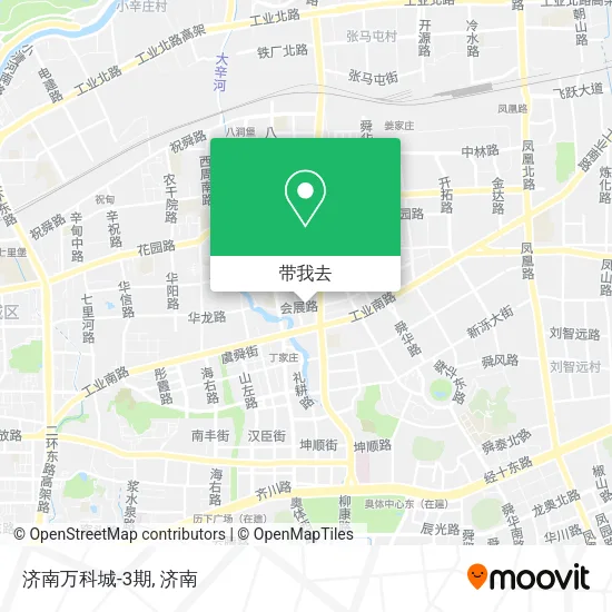 济南万科城-3期地图