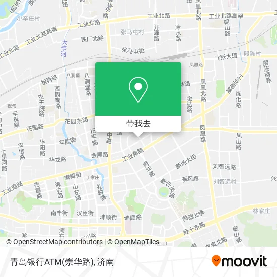 青岛银行ATM(崇华路)地图