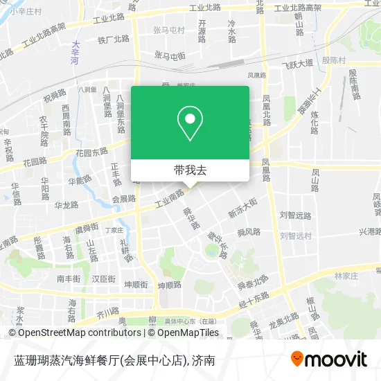 蓝珊瑚蒸汽海鲜餐厅(会展中心店)地图