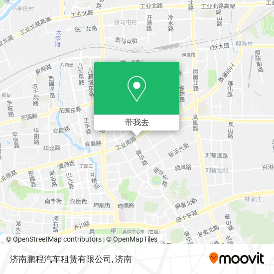 济南鹏程汽车租赁有限公司地图