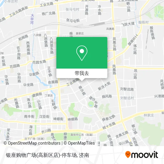 银座购物广场(高新区店)-停车场地图