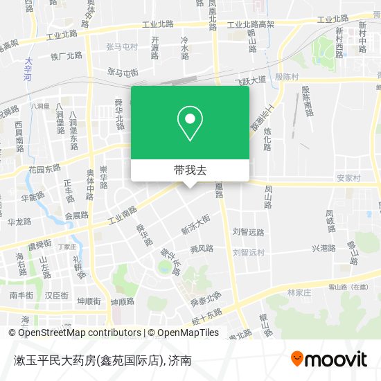 漱玉平民大药房(鑫苑国际店)地图