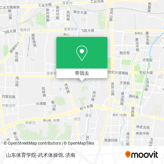 山东体育学院-武术体操馆地图