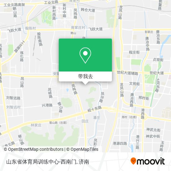 山东省体育局训练中心-西南门地图
