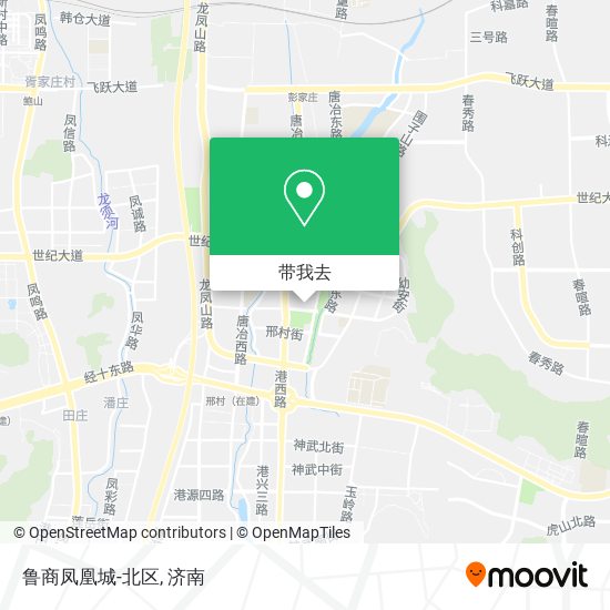 鲁商凤凰城-北区地图
