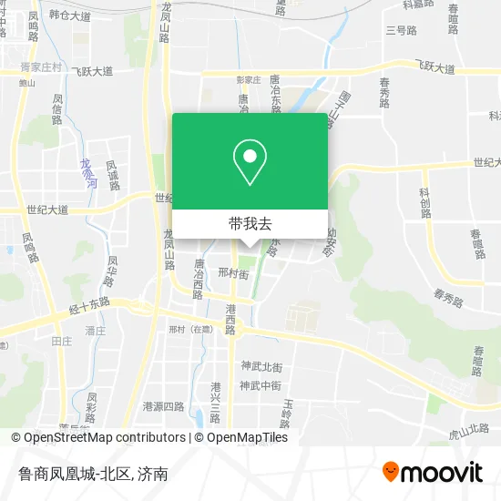 鲁商凤凰城-北区地图