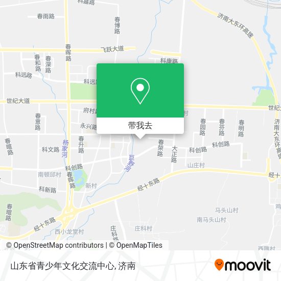 山东省青少年文化交流中心地图
